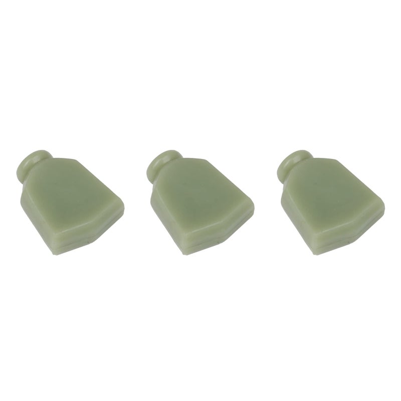 VOBRAMY Light Green Plastic Tuning Key Buttons Machine Head Buttons Replacement for Guitar Pack of 6 - Image 3